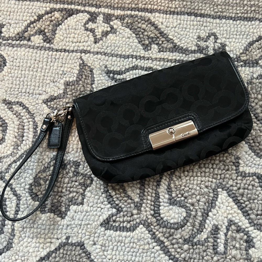 Black Coach clutch